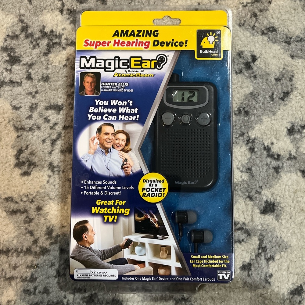 Magic Black Earbud Headphones
